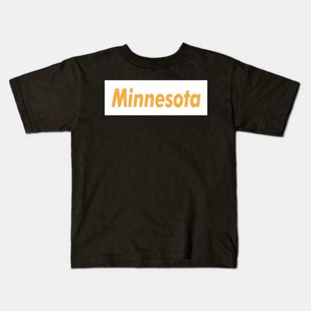 Minnesota Meat Brown Kids T-Shirt by WE BOUGHT ZOO